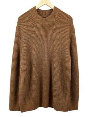 GAP Knit Alpaca Wool Blend Sweater Brown Size XL